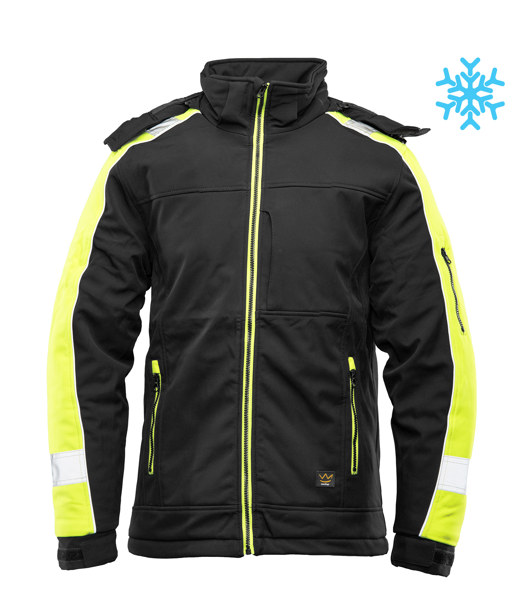 SEVEN_KINGS OCIEPLANY SOFTSHELL RIVAL ŻÓŁTY R.L
