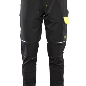 SEVEN KINGS RIVAL SPODNIE SOFTSHELL CZARNY/ŻÓŁTY R.25