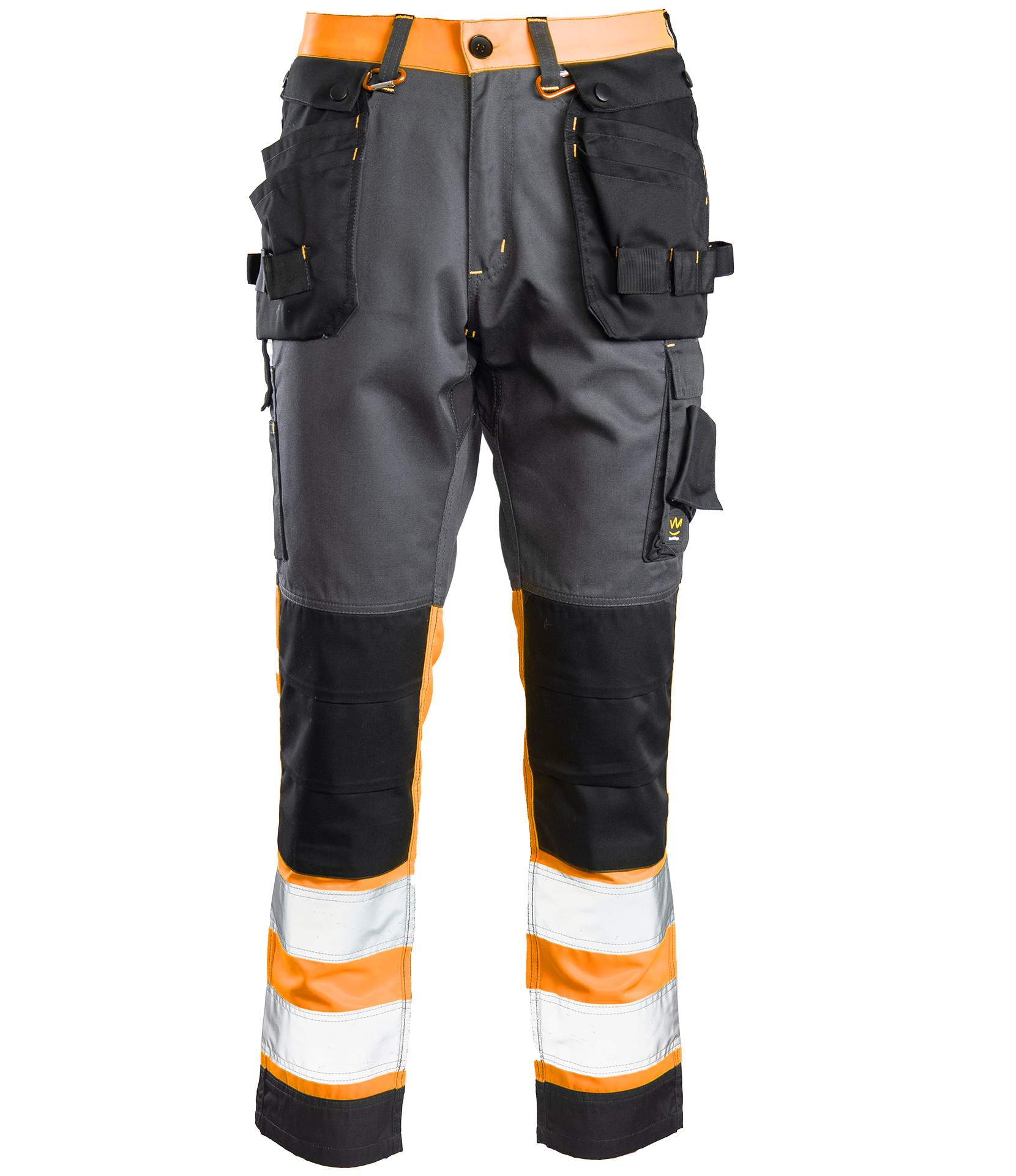 SEVEN KINGS SPODNIE DO PASA FLASH STALOWO/POMARAŃCZ KAT.II SKF01O R.48