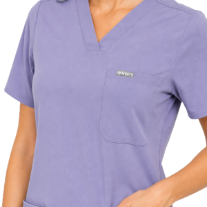 MYNTS MYNTS V-Neck Two Pockets – Scrub Top Women WMT002 Lavender R.L