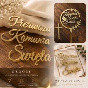 ✨ Stwórz niezapomnianą oprawę Pierwszej Komunii Świętej ✨