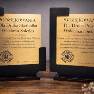 🏆 Elegancka statuetka z podziękowaniem – prestiżowa forma uznania 🏆