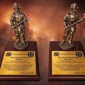 Statuetka Strażacka z Personalizacją Wyjątkowe Podziękowanie