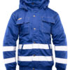 BRIXTON SNOW BRIXTON SNOW KURTKA OCIEPLANA NIEBIESKI / PASY ODBLASK R.L