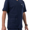 MYNTS MYNTS V-Neck Pocket Genius - ScrubTop Men MMT003 Midnight Navy R.S